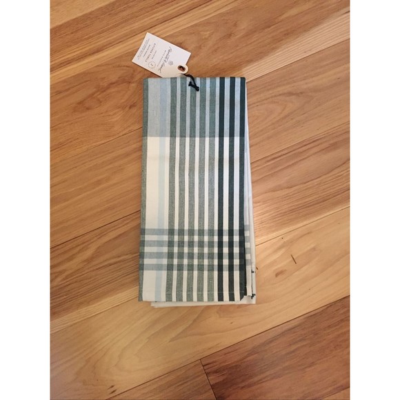 Hearth and Hand Magnolia 2pk Holiday Plaid and Pattern Kitchen Towel Set Green - Picture 2 of 3